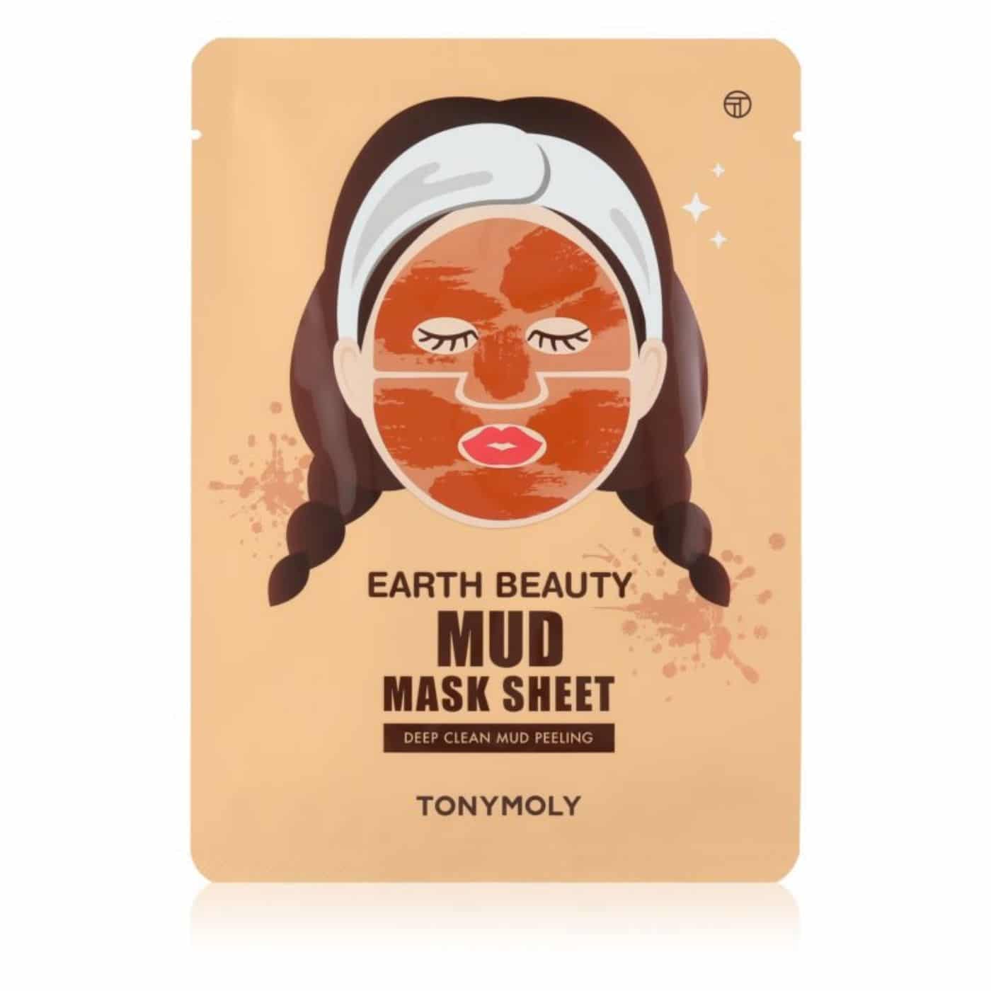 Maseczka do twarzy TONY MOLY Earth Beauty Mud Mask Sheet